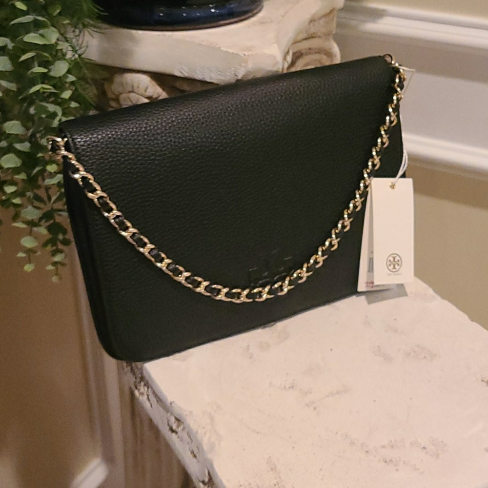 Tory Burch Black Thea Clutch